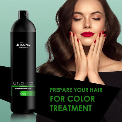 Joanna Professional Hair Dye Oxidant 6% – Creamy Hydrogen Peroxide Developer – Intensive Cream Developer for Blonding – 1000 g