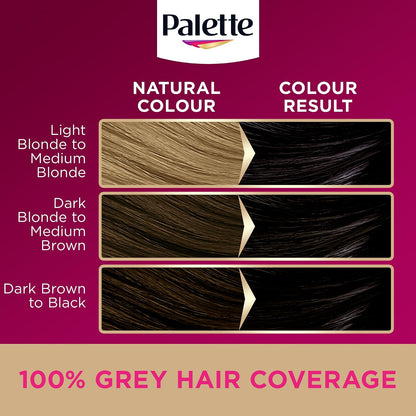 Deep Black confidence with Palette Deluxe Crème Colouration