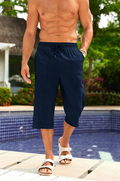 Runcati 3/4‑Length Linen Shorts – the laid‑back summer essential