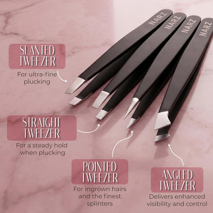 Why the NARZ 4‑Piece Professional Tweezer Set Deserves a Spot on Your Vanity