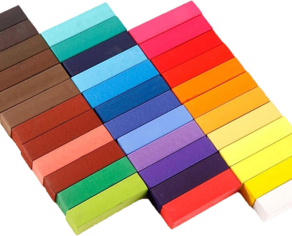Glamified,Hair Chalk, 24 Colors Set Non-Toxic Temporary Hair Color Chalk Dye Soft Pastels for Women and Girls Hair