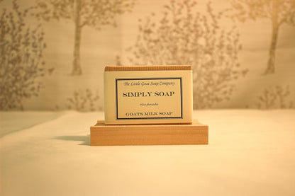 The Little Goat Soap 1 x Simply Goats Milk Soap. Unscented 100g. Sensitive Skin. Eczema, Psoriasis, Dermatitis. Dry Skin