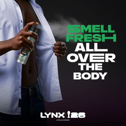 Lynx XL Antiperspirant Africa The G.O.A.T. of Fragrance 72 Hour Protection From Odour and Sweat with the Unique Scent Masculine Deodorant for Men, 200ml Pack of 6