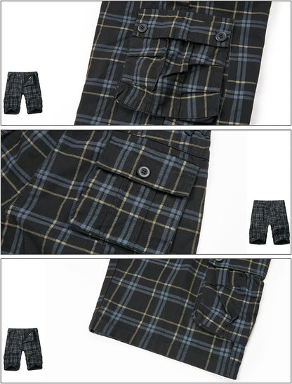 iCKER Multi-Pocket Cotton Cargo Shorts – casual comfort with camo flair