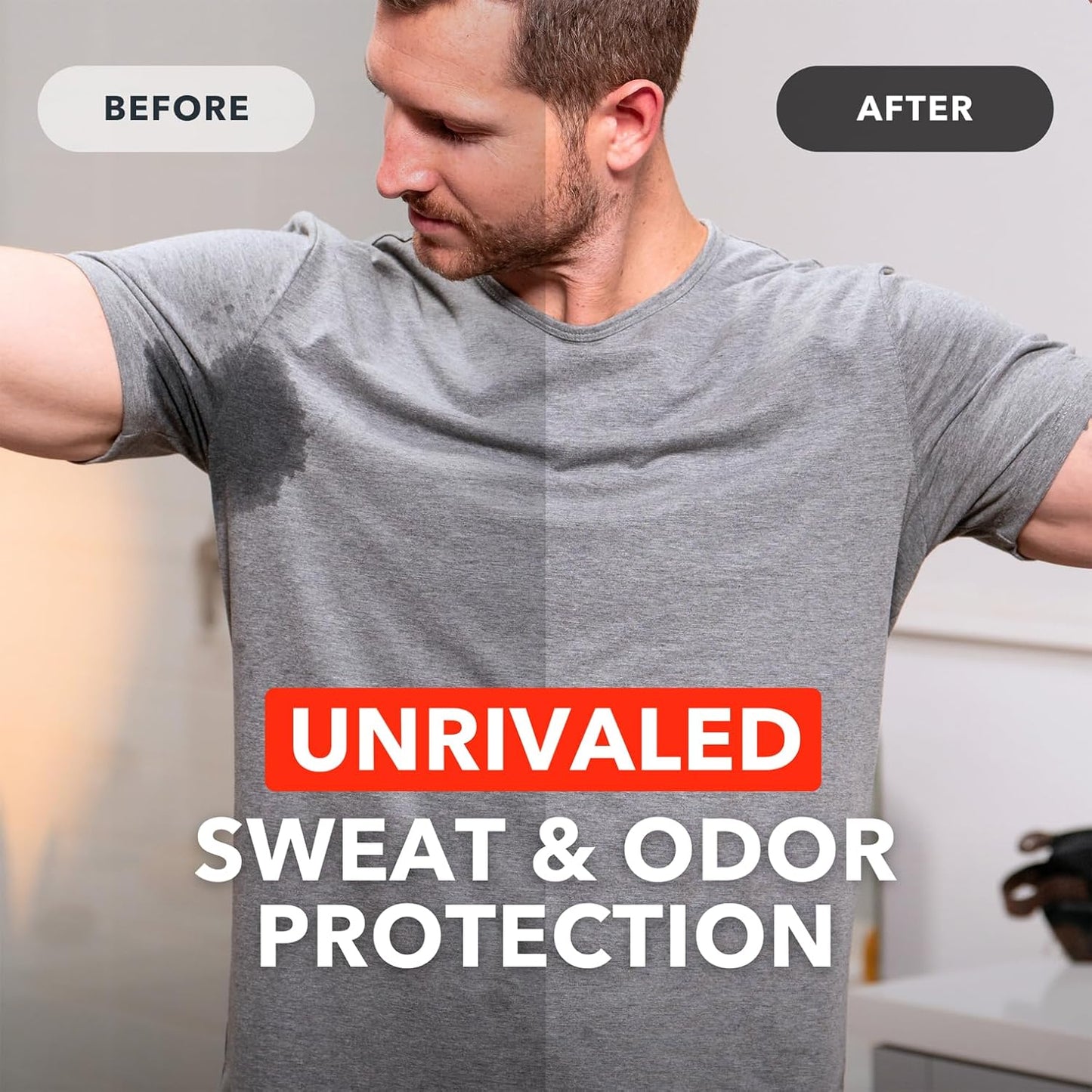 SweatBlock Clinical Strength Deodorant Antiperspirant Wipes - Treat Hyperhidrosis &amp; Excessive Sweat - Men Women &amp; Teens - 7 Days of Sweat Protection Per Wipe - Dermatologist Tested Unscented 10 ct