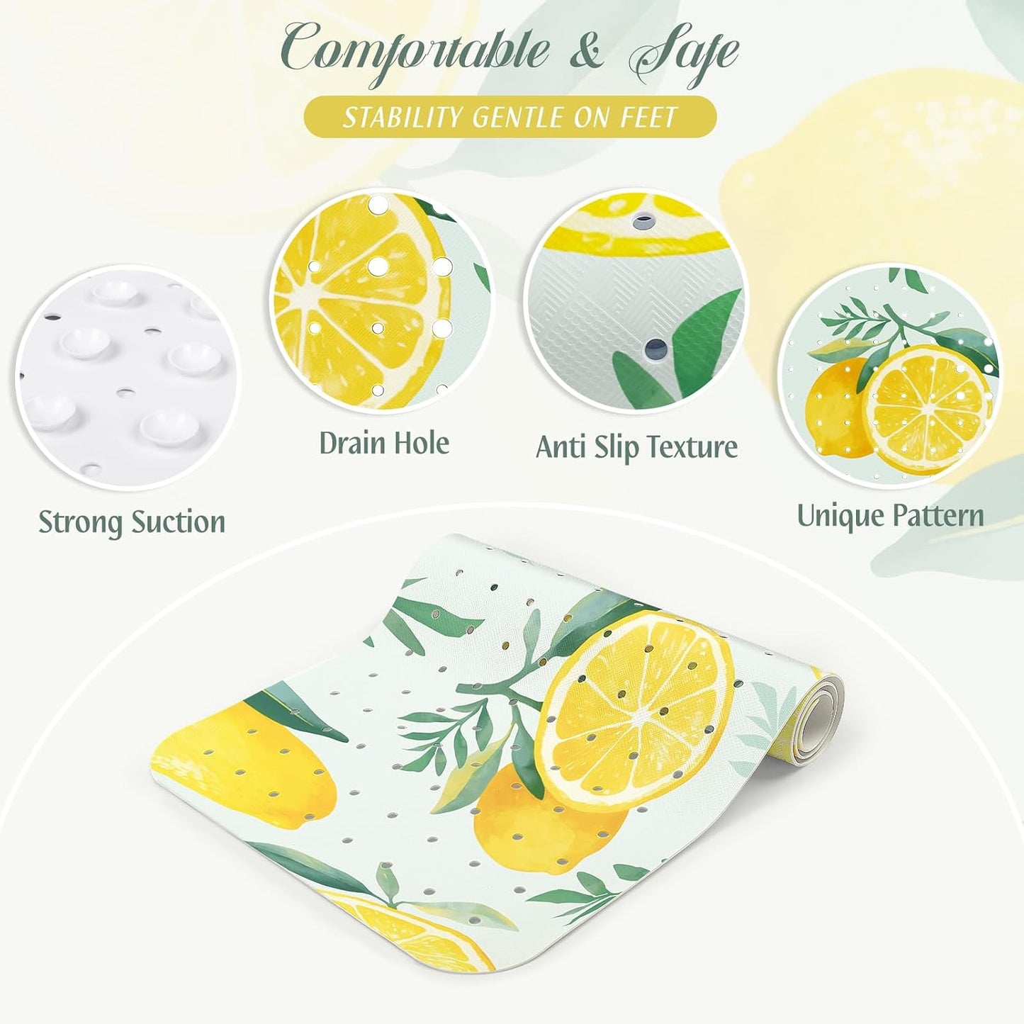 Why the SHUCHING Lemon Bath Mat feels like a quiet upgrade for the whole family