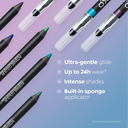 KIKO Milano Intense Colour Long Lasting Eyeliner 16, Intense And Smooth-Gliding Outer Eye Pencil With Long Wear