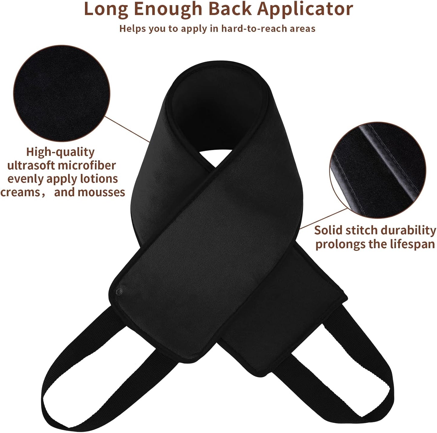 Sibba 2 Pack Self Tanning Mitt Applicator Kit, Mini Self Tan Mitt, Back Buddy Lotion Applicator for Back Self Applicator Work with Self Tanning Mitts When Apply Tanning Lotion