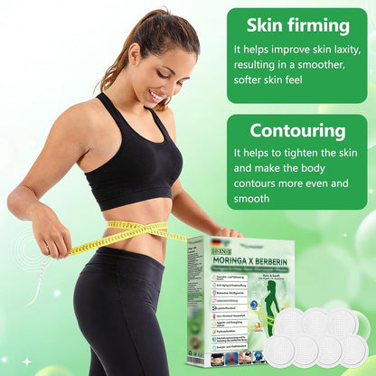 Moringa 10-in-1 Advanced Nano Microneedle Patches, 7Pcs Professional Microneedle Patches, Natural Slim Skin patche for Women and Men, Gentle for All Skin (2 boxes) B