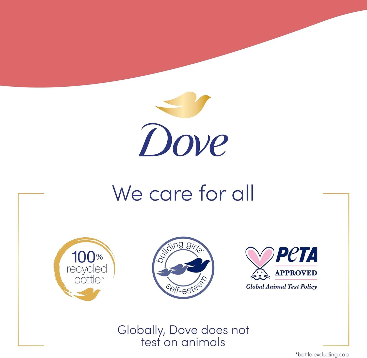 Dove Velvet Glow Body Wash Body Cleanser shower gel with plant-based moisturisers for softer, smoother skin after one shower 6x 225 ml