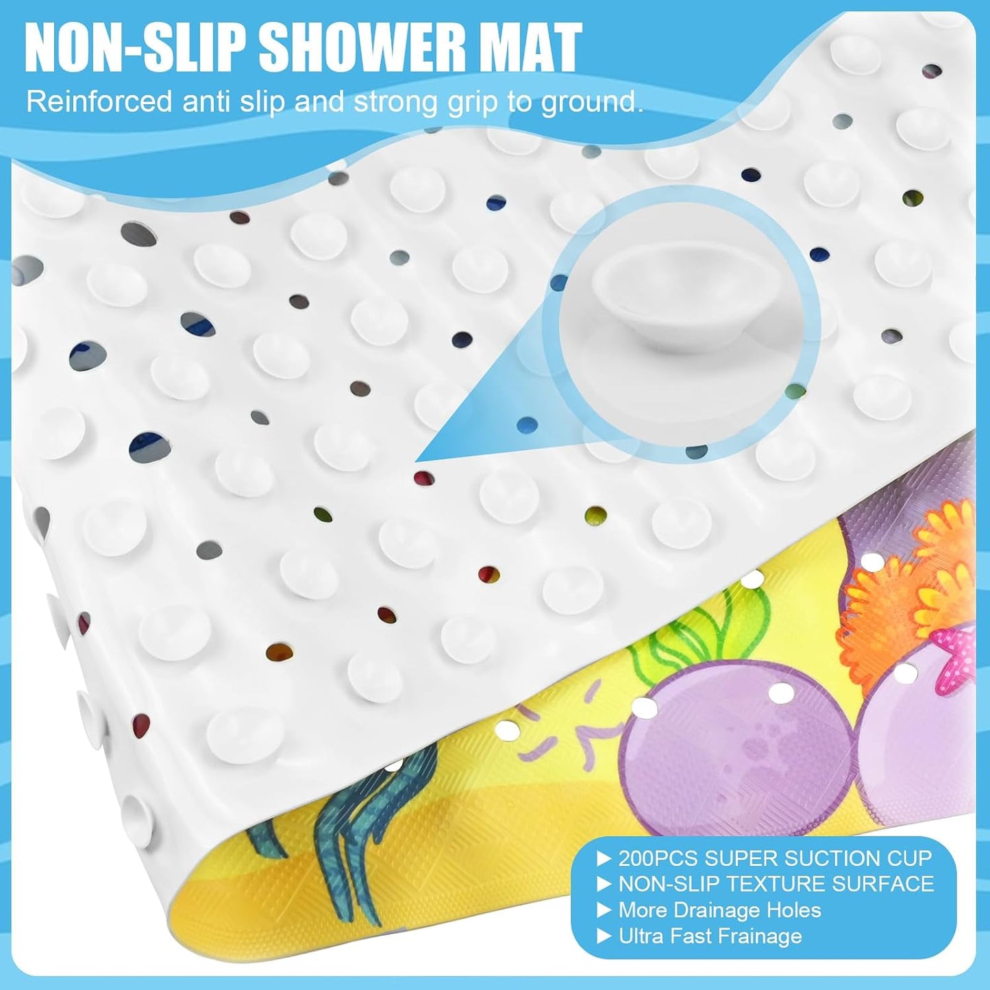 Why the Extra‑Long Ocean‑World Bath Mat Might Just Be Your Tub’s Best Friend