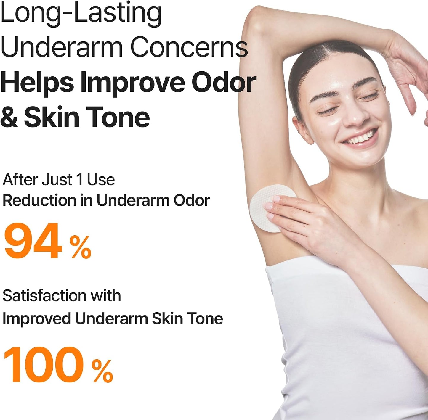 celimax TXA Body Clarifying Pad | Deodorant Pad For Dark Underarms Treatment, Knee &amp; Elbow, Strawberry Skin Care, Gentle Exfoliating &amp; Hydrating Body Scrub (50 pads)