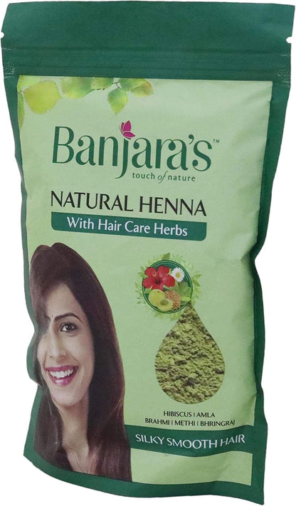 Banjara's natural henna with hair care herbs 60g
