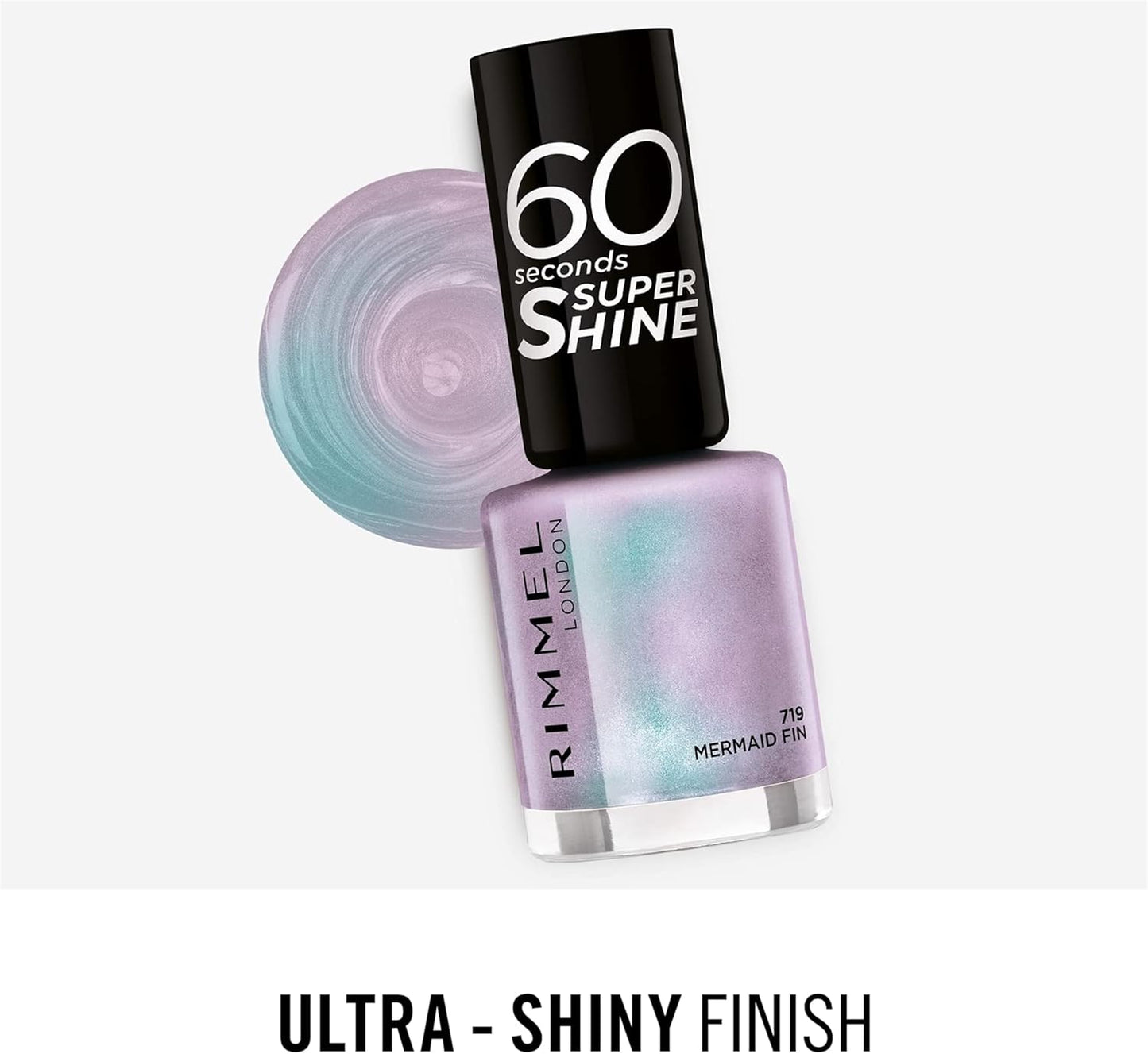 Mermaid Fin – Rimmel’s 60‑Second Super‑Shine in a Lilac Hologram