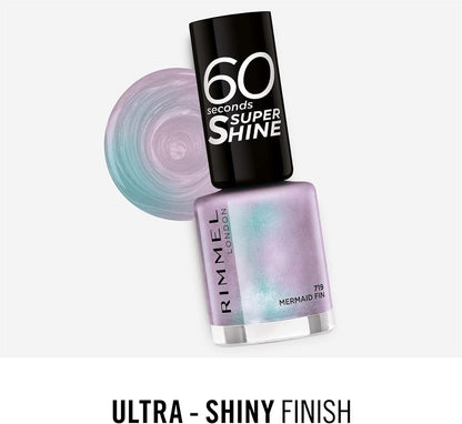 Mermaid Fin – Rimmel’s 60‑Second Super‑Shine in a Lilac Hologram