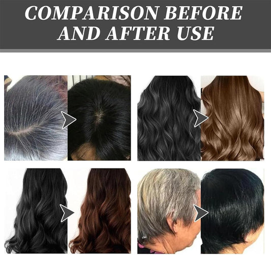210ML Single Agent Floral Dye Long Lasting Hair Dye Set Single Dose of Care Dyeing Cream Plant-Based Hair Coloring Cream for Gray Coverage