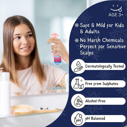 Disney Frozen Detangling Spray - Kids' Hair Detangler for Effortless Combing, Wet &amp; Dry Hair - Gentle, Dermatologically Tested Formula - Safe for Children Aged 3+, 400ml