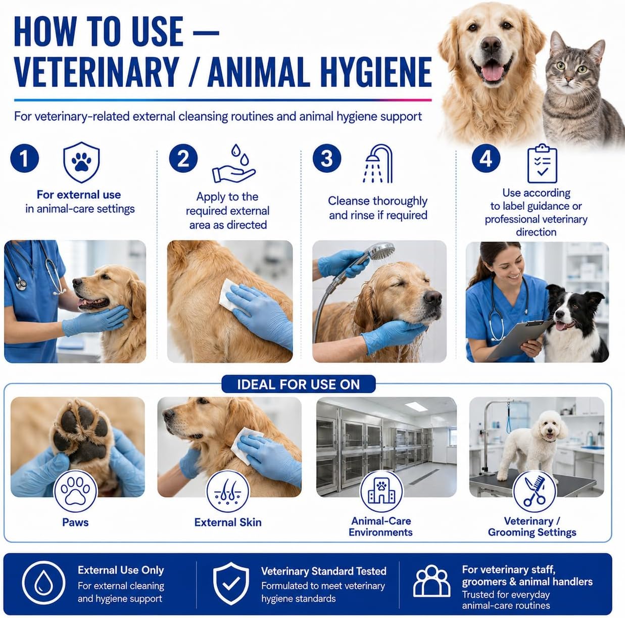 Wash Chlorhexidine 4% w/v | 500ml | Anti-Microbial Hand, Skin Cleanser | Pump Dispenser | Antibacterial Wash