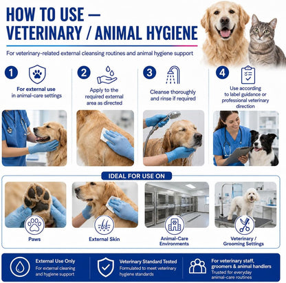 Wash Chlorhexidine 4% w/v | 500ml | Anti-Microbial Hand, Skin Cleanser | Pump Dispenser | Antibacterial Wash
