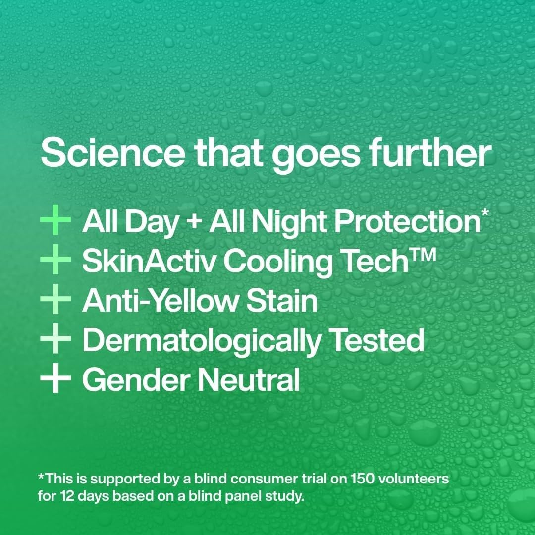 INEOS Skin Science - All Day + All Night 24H Freshness + Protection Antipersprirant Deodorant Roll On Geranium + Mint - With SkinActiv Cooling Tech™ - Plant Powered 50ml