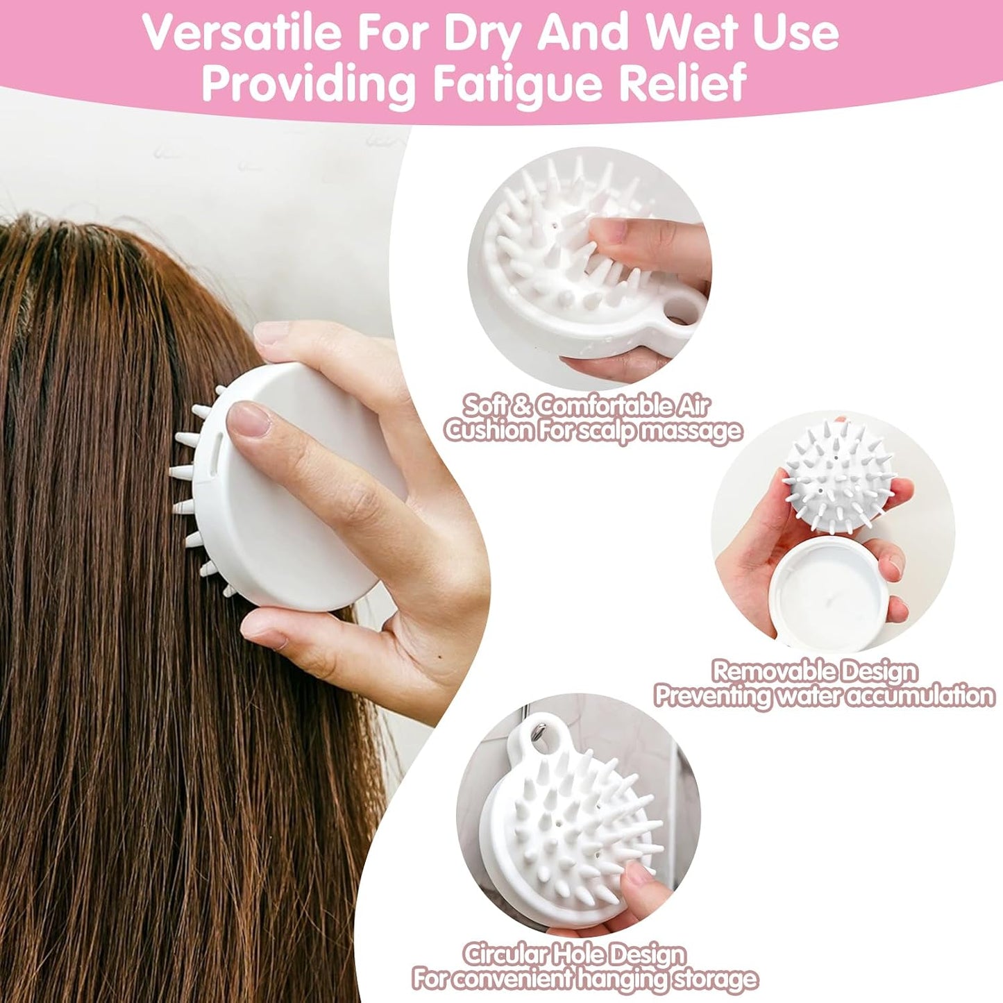 2 Hair Oil Applicator Bottle 180ml with 2 Scalp Massager, Oil Applicator Bottle for Hair with Scale, Oil Bottle for Hair Even Dyeing, Root Comb Applicator Brush Easy to Apply