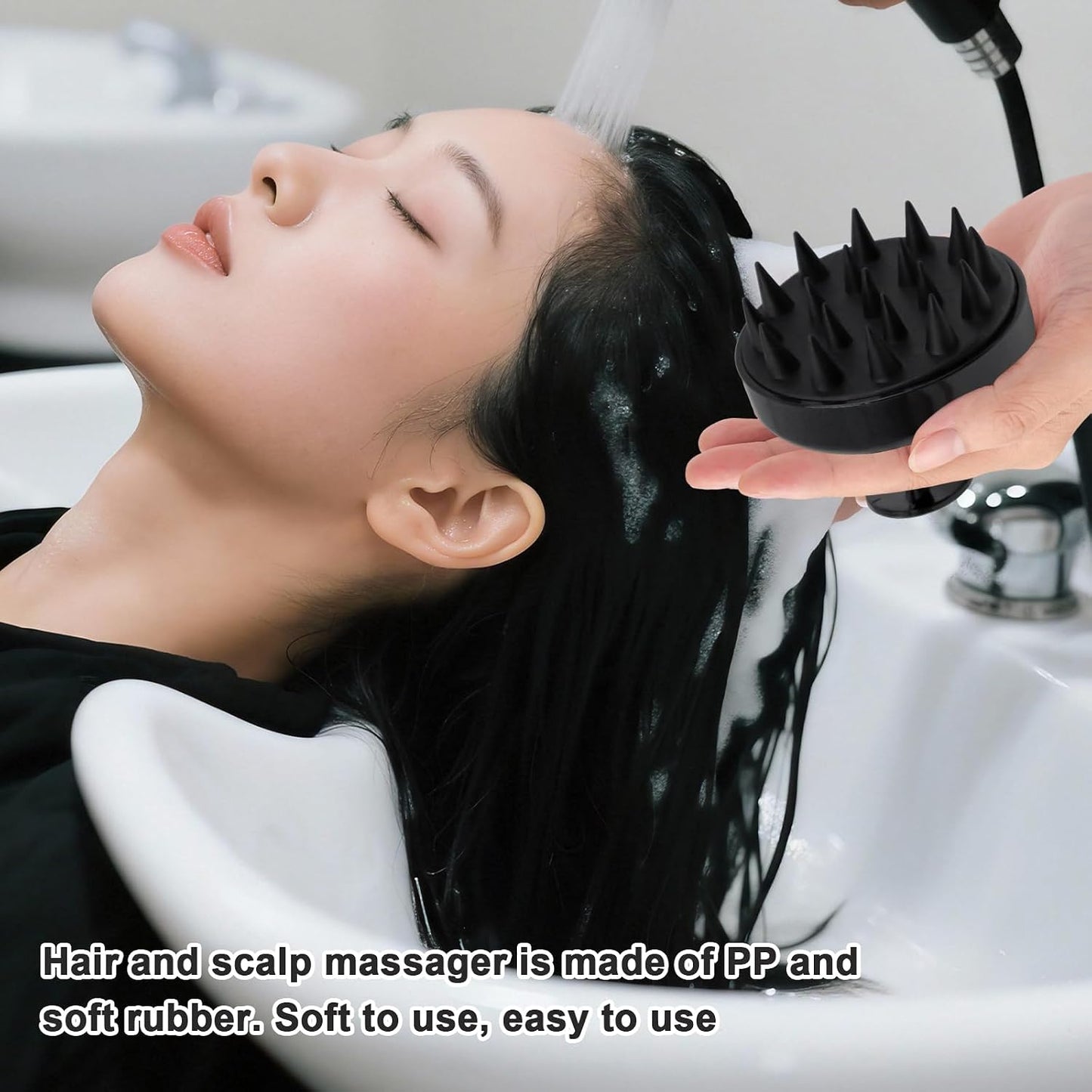 2Pcs Root Comb Applicator Bottle, Plastic Hair Dye Oil Applying Applicator, Scalp Massager Shampoo Brush
