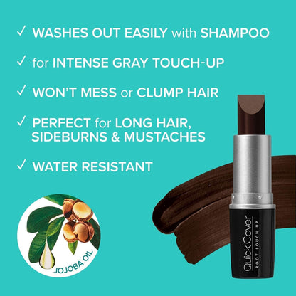 Kiss Colors Quick Cover Gray Hair Touch Up Dark Brown