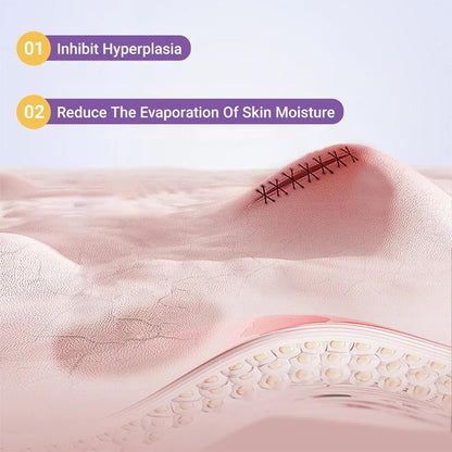 Bostore Hyaluronic Acid Nano Microneedle Repair Tape, Hyaluronic Acid Nano Repair Tape, Bostore Repair Tap, Extra Long Silicone Scar Sheets, Gentle and Skin-Friendly, Daily Care (4pcs)