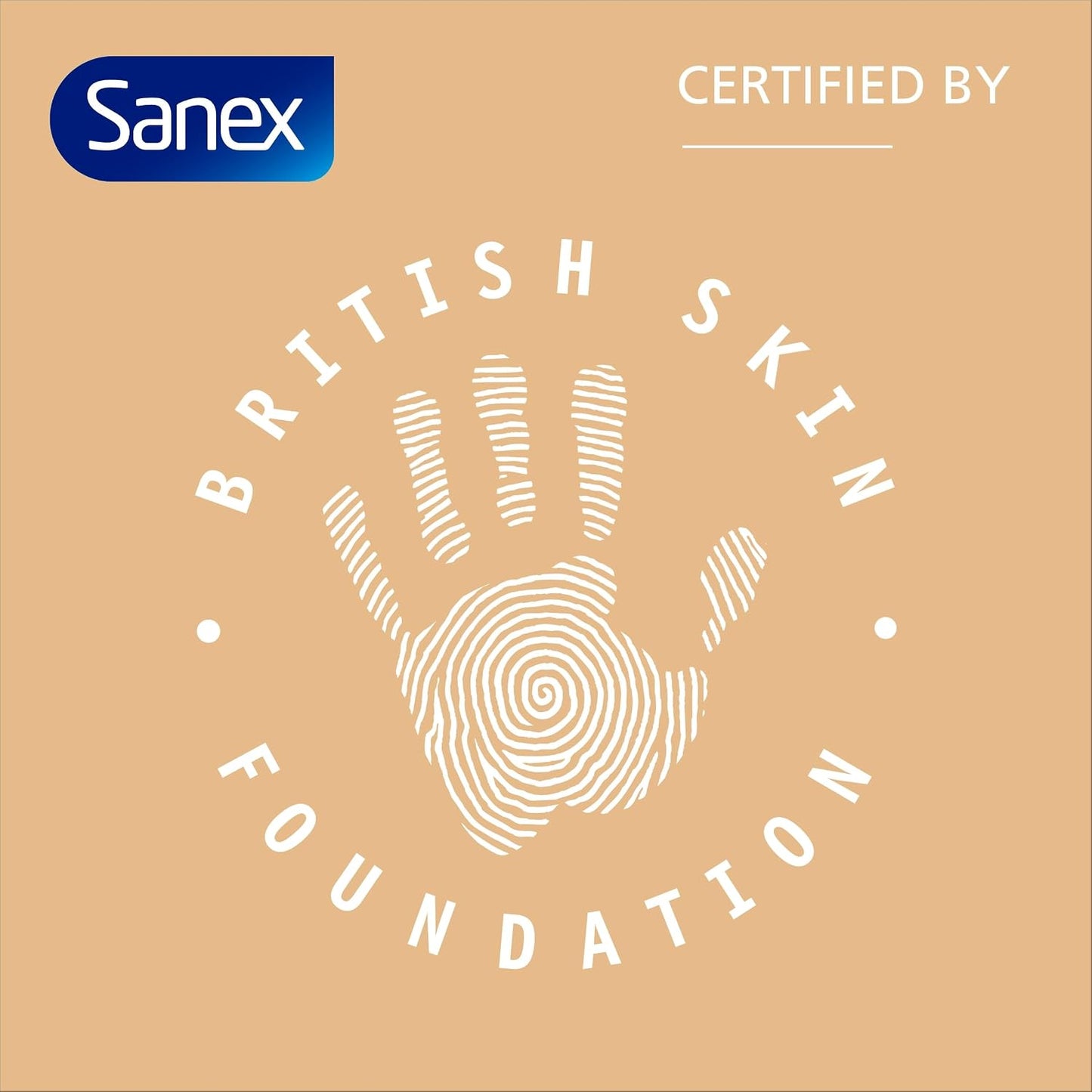 Sanex Expert Skin Health Hypoallergenic Shower Gel l 570ml, for Very Sensitive Skin, Sensitive Shower Gel, 12 Hour Hydration, Prebiotic &amp; Postbiotic Complex, Dermatologically Tested, 0% Sulphates**
