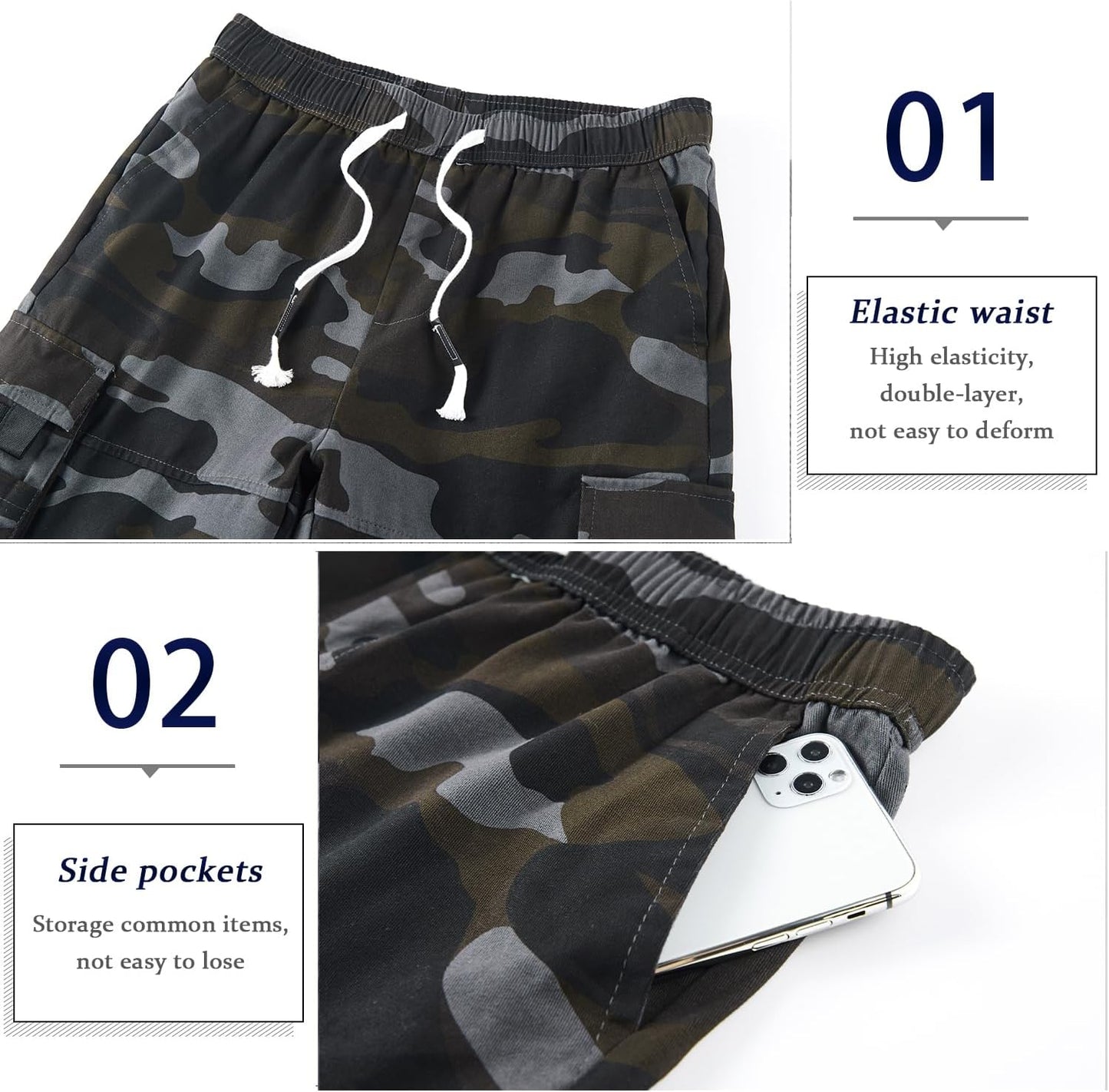 Everyday Ready: APTRO Men’s Cargo Shorts for Summer Work & Play
