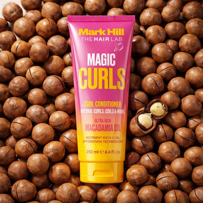 Mark Hill Magic Curls Curl Conditioner, with Macadamia Oil for Curls and Waves, Smooth, Anti Frizz Hair 250ml