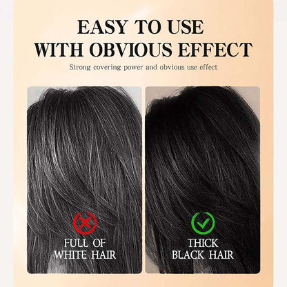Black Hair Dye Stick for Instant Gray Coverage &amp; Root Touch Up – Waterproof Sweat-Proof Temporary Hair Color Stick, Quick Application for Men &amp; Women, Travel-Friendly Design (01Black)