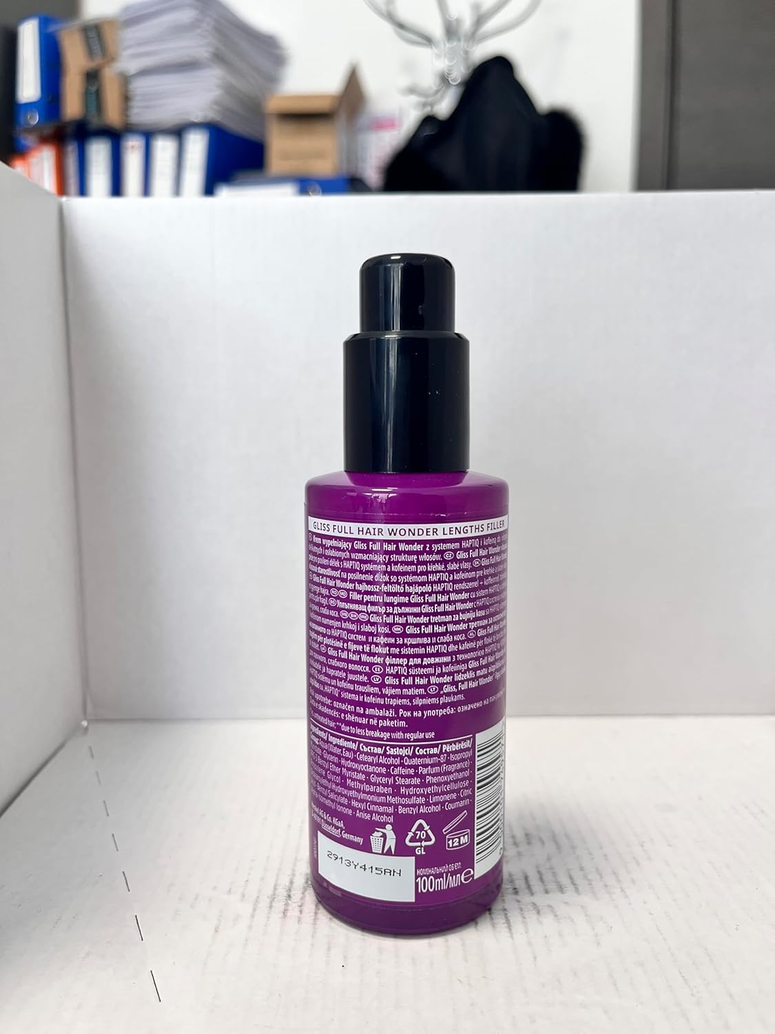 Gliss Lenghts Filler for Stronger Lenghts, Pack of 1, 100 ml