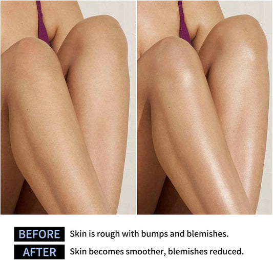 Glycolic Acid Exfoliating Body Stick, Gentle Daily Body Scrub &amp; Exfoliator for Smooth Skin, Improves Texture &amp; Brightness, Easy-to-Use Body Skin Care