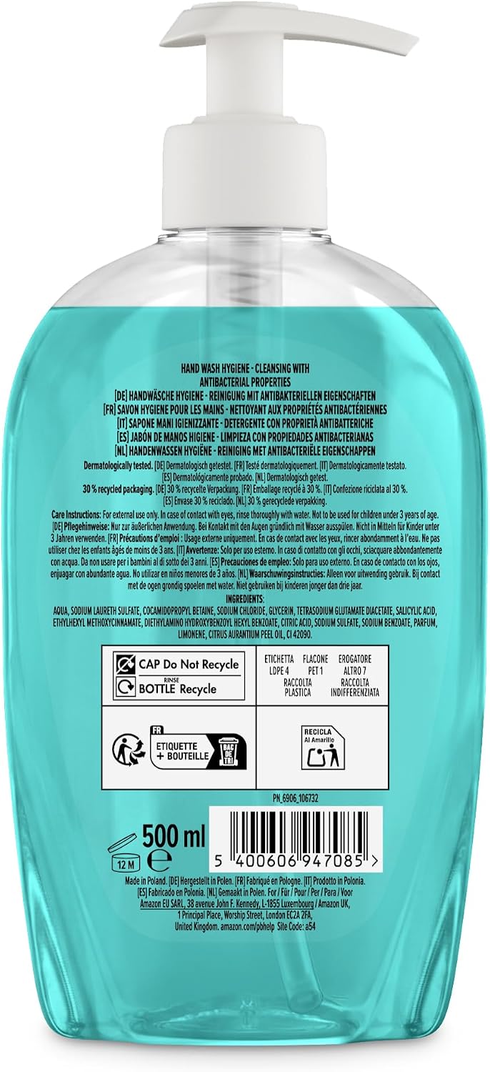 by Amazon Hygiene Hand Wash, 4 x 500ml