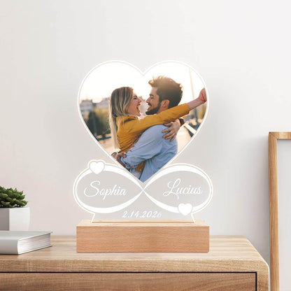 Personalised Anniversary Birthday Gifts for Women Men, Personalised Photo Frame, Personalised Picture Frame, Personalised Wedding Photo Gifts for Him Her Girlfriend Boyfriend Couple