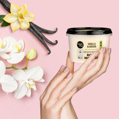Organic Shop Body Mousse Moisturizing Vanilla &amp; Orchid, 250 ml
