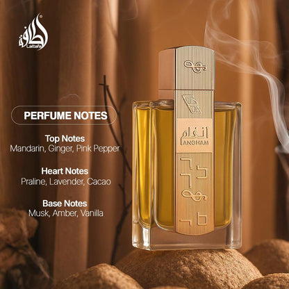 Angham by Lattafa for Unisex - 3.4 oz EDP Spray