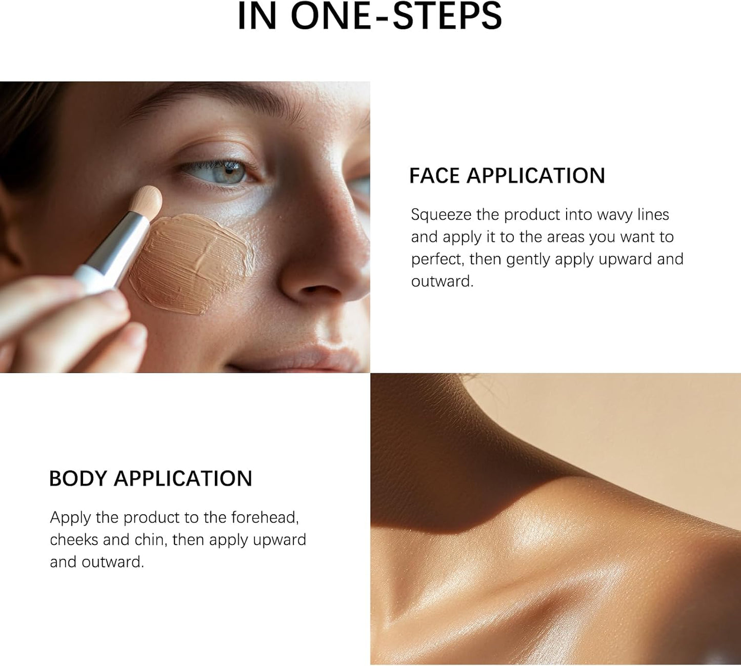 Beauty Body Coverage Perfector - Leg &amp; Body Makeup to Covers Veins &amp; Spots, Waterproof Tattoo Cover Up Makeup, Long Lasting, 2Pack(100mlx2)