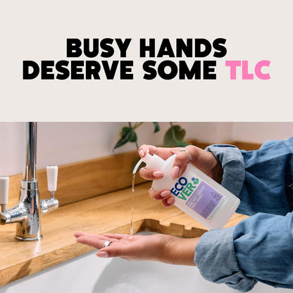 Ecover Hand Wash, Hand Soap Refill, Lavender and Aloe Vera, Dermatologically Tested, For Sensitive Skin 5L