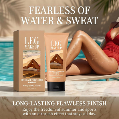 Body Coverage Perfector Waterproof, Full Coverage Body Perfector, Leg Makeup Waterproof No Transfer for Leg and Body Makeup, Balances Skin, Windproof &amp; Transfer-Resistant, Long-Lasting