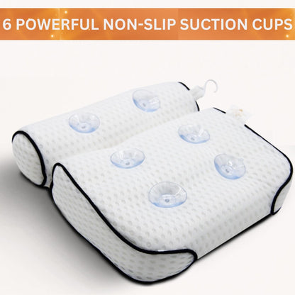 Simply Serene Bath Tub Pillows for Head &amp; Neck - Spa-Quality Cushion for Relaxation - Bathroom Accessory &amp; Gifts