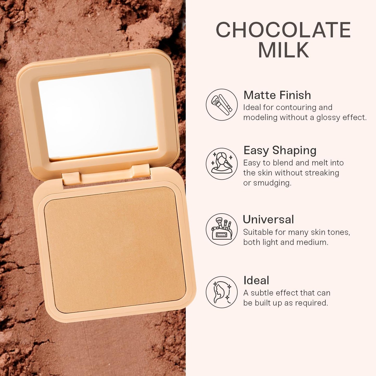 EVERYBODY LONDON Pressed Bronzer (Chocolate Milk, One Size)