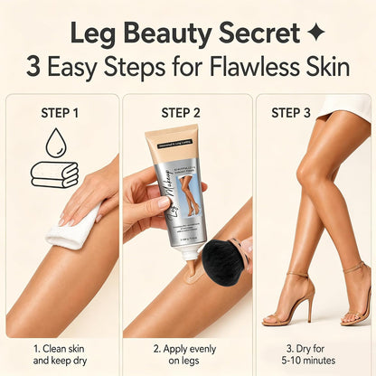 MiracleDaParis Body Coverage Perfector, Tattoo Cover Up Makeup Leg Makeup Waterproof no Transfer for Daily Wear and Events. (C)