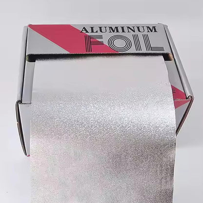 12CM*50M Embossed Hair Foils for Highlighting, Hairdressing Foil, Aluminium Foil for Hair Colouring - Professional Roll with Practical Cutting Edge - for Colouring, Highlighting, Perming,Salon or Home