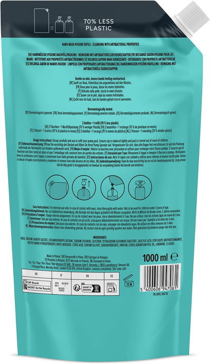 by Amazon Hygiene Hand Wash Refill, 2 x 1000ml