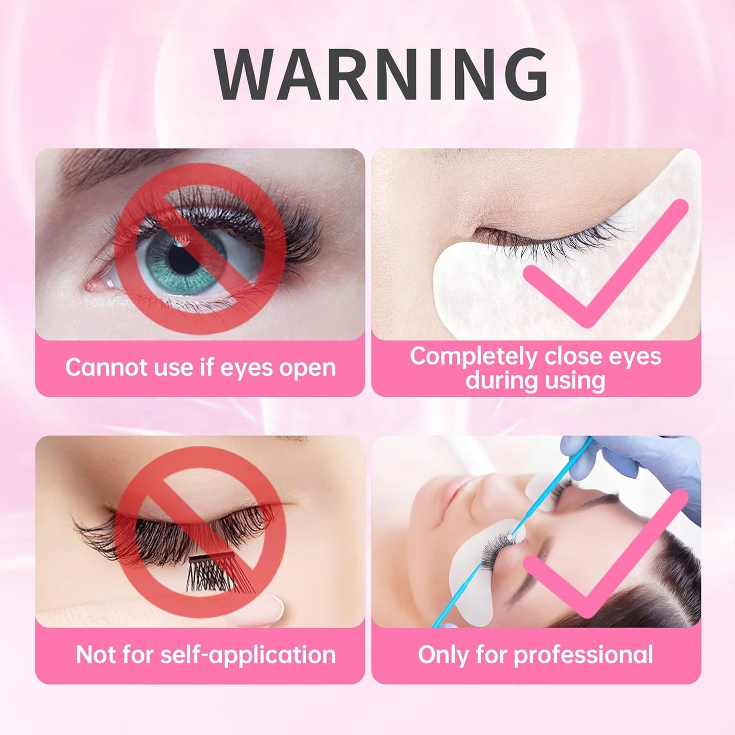 Beauty7 Eyelash Extension Glue Remover Cream Low Irritation and Fast Dissolution Individual Lash Remover Cleanser for Extensions Coconut Scent
