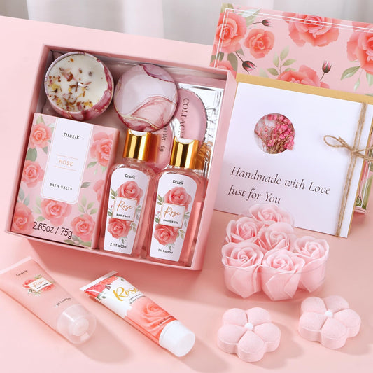 Birthday Pamper Gifts for Women, Unique Pamper Hampers Kit Self Care Package for Her, Relaxation Ladies Christmas Spa Gifts Sets Xmas Present Ideas for Women Best Friend Sister Bestie Mum