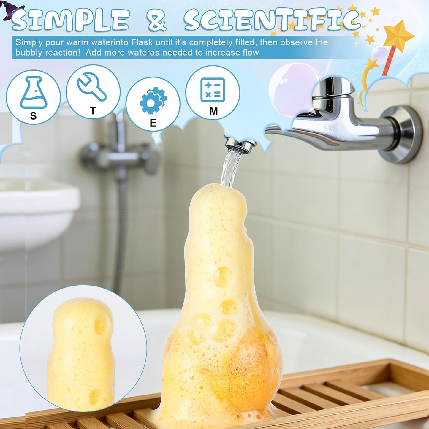 Turning the Tub into a Tiny Lab of Color and Bubbles