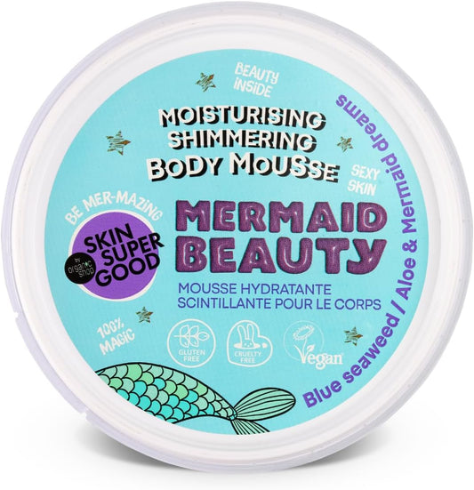 Organic Shop Body Mousse Mermaid Beauty Moisturising Shimmering, 250 ml